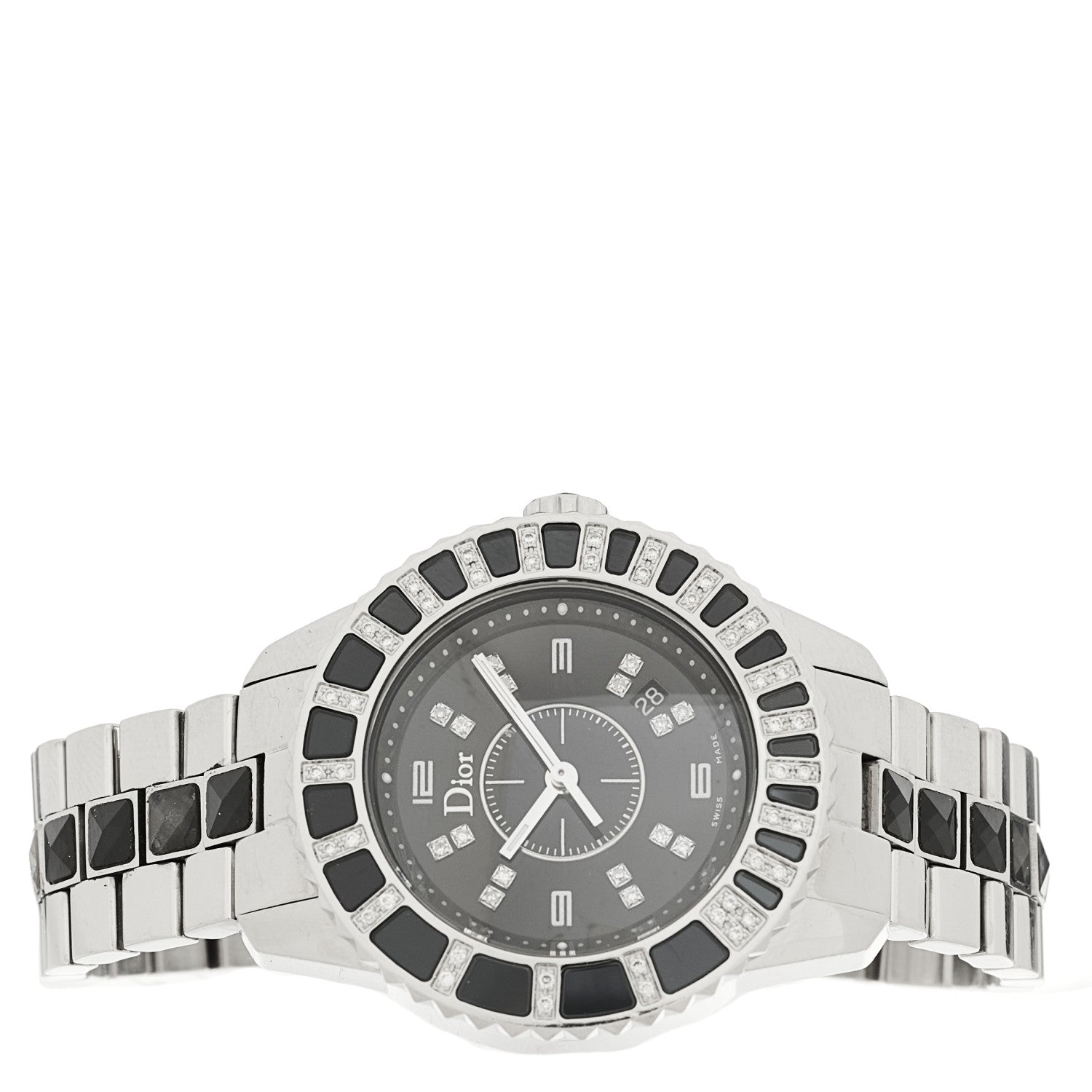 Christian Dior クォーツ腕時計 Christian Dior Stainless Steel Diamond Sapphire 33mm Christal