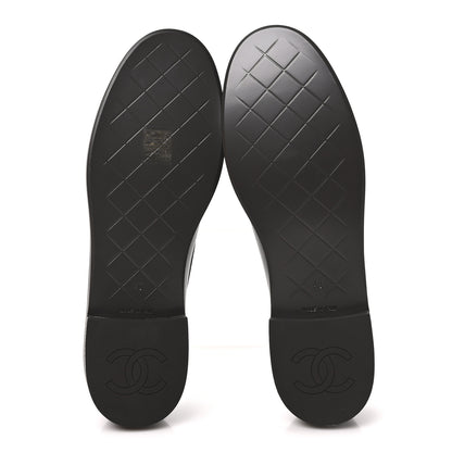 Chanel Lambskin Quilted CC Turnlock Loafers 40 Dark Brown 7 of 11