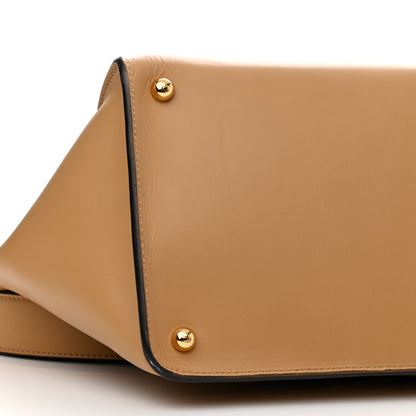 Fendi Vitello King Medium Fendi Way Tote Miele Scuro 9 of 13