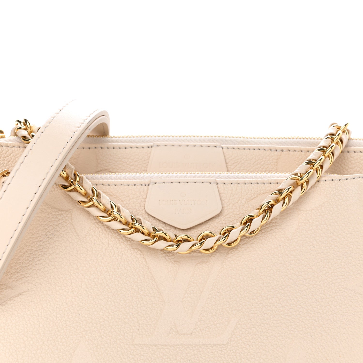 Louis Vuitton Empreinte Monogram Giant Multi Pochette Accessories Cream 8 of 10