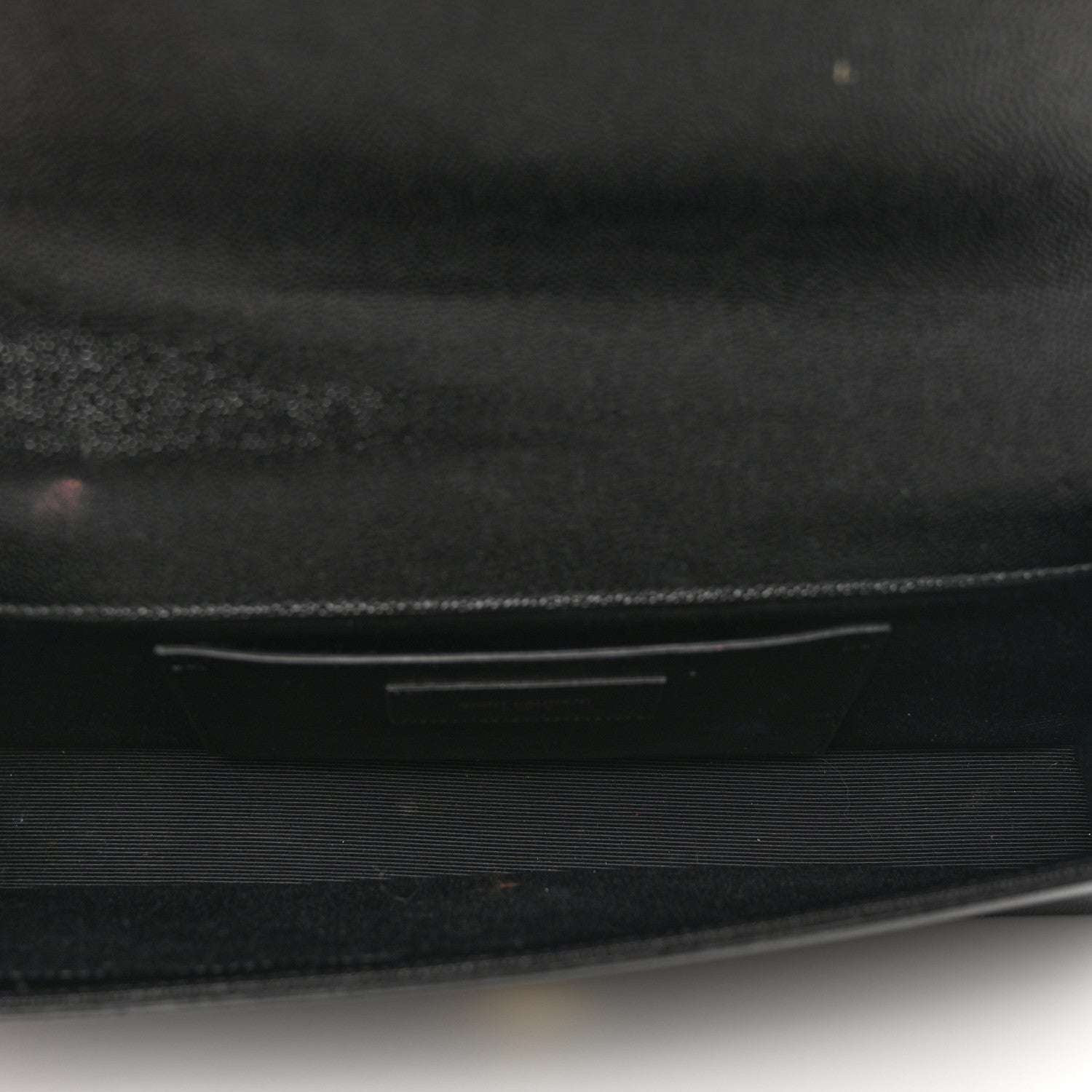 Saint Laurent Grain De Poudre Monogram Cassandre Clutch Black 5 of 10