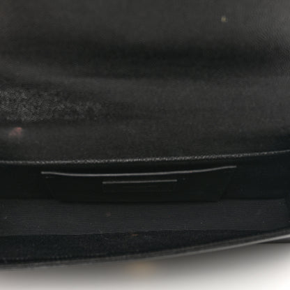 Saint Laurent Grain De Poudre Monogram Cassandre Clutch Black 5 of 10