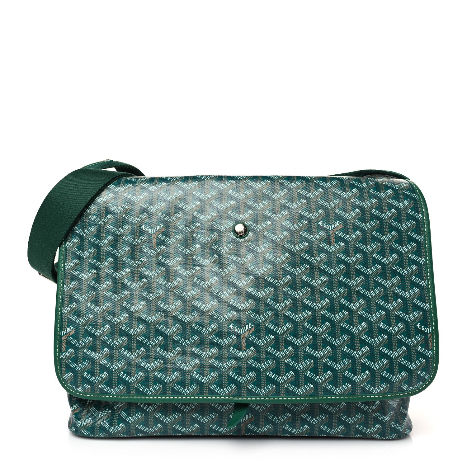 Goyard Goyardine Capetien Messenger Bag Green 1 of 7