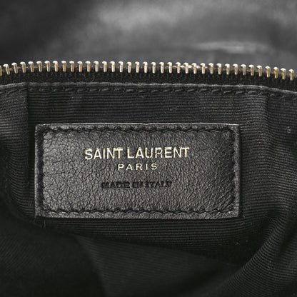 Saint Laurent Lambskin Quilted Maxi Icare Shopping Tote Black 6 of 14