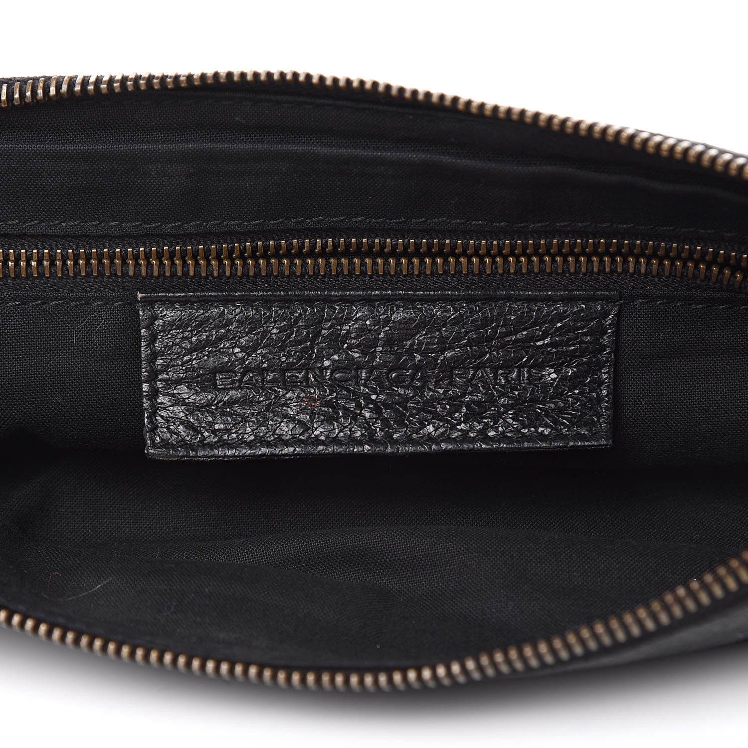 Balenciaga Agneau Classic Hardware Flat Handle Clutch Black 6 of 16