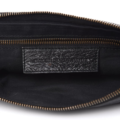 Balenciaga Agneau Classic Hardware Flat Handle Clutch Black 6 of 16