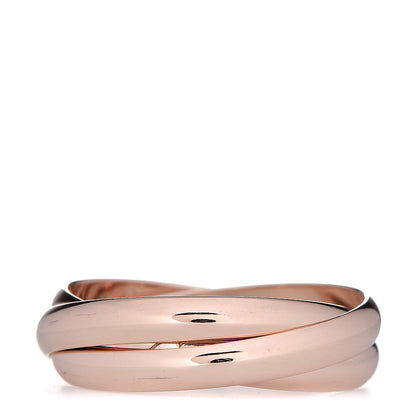 Cartier 18K Pink Gold Small Trinity Ring 54 6.75 1 of 6