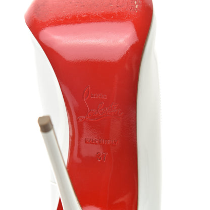 Christian Louboutin Patent So Kate 120 Pumps 37 White 7 of 13