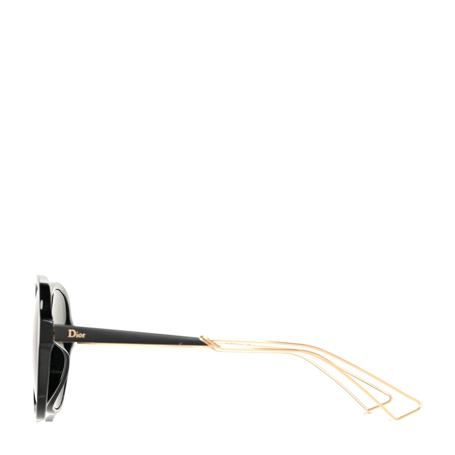 Christian Dior Confident 2 Sunglasses Black Gold 3 of 6