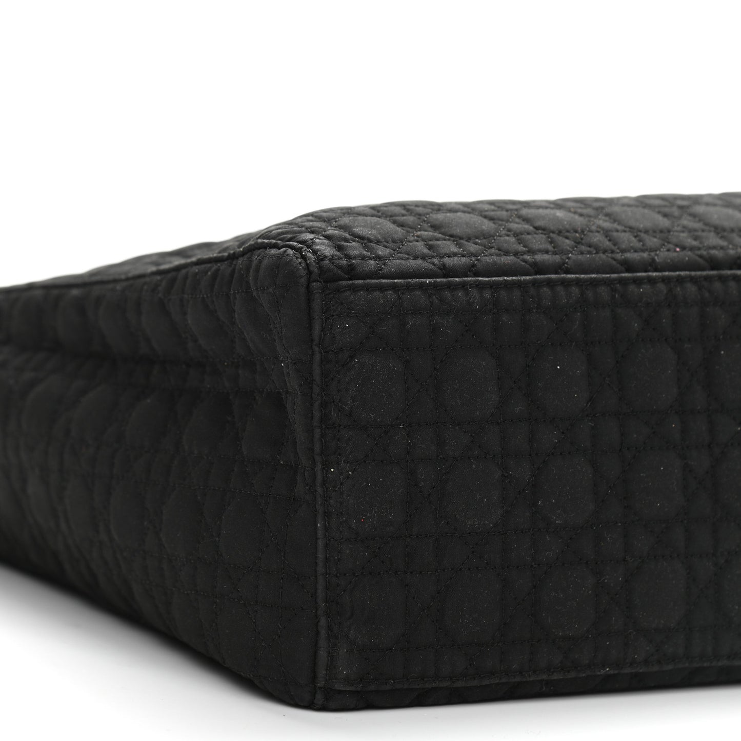 Nylon Cannage Large Lady Dior Black