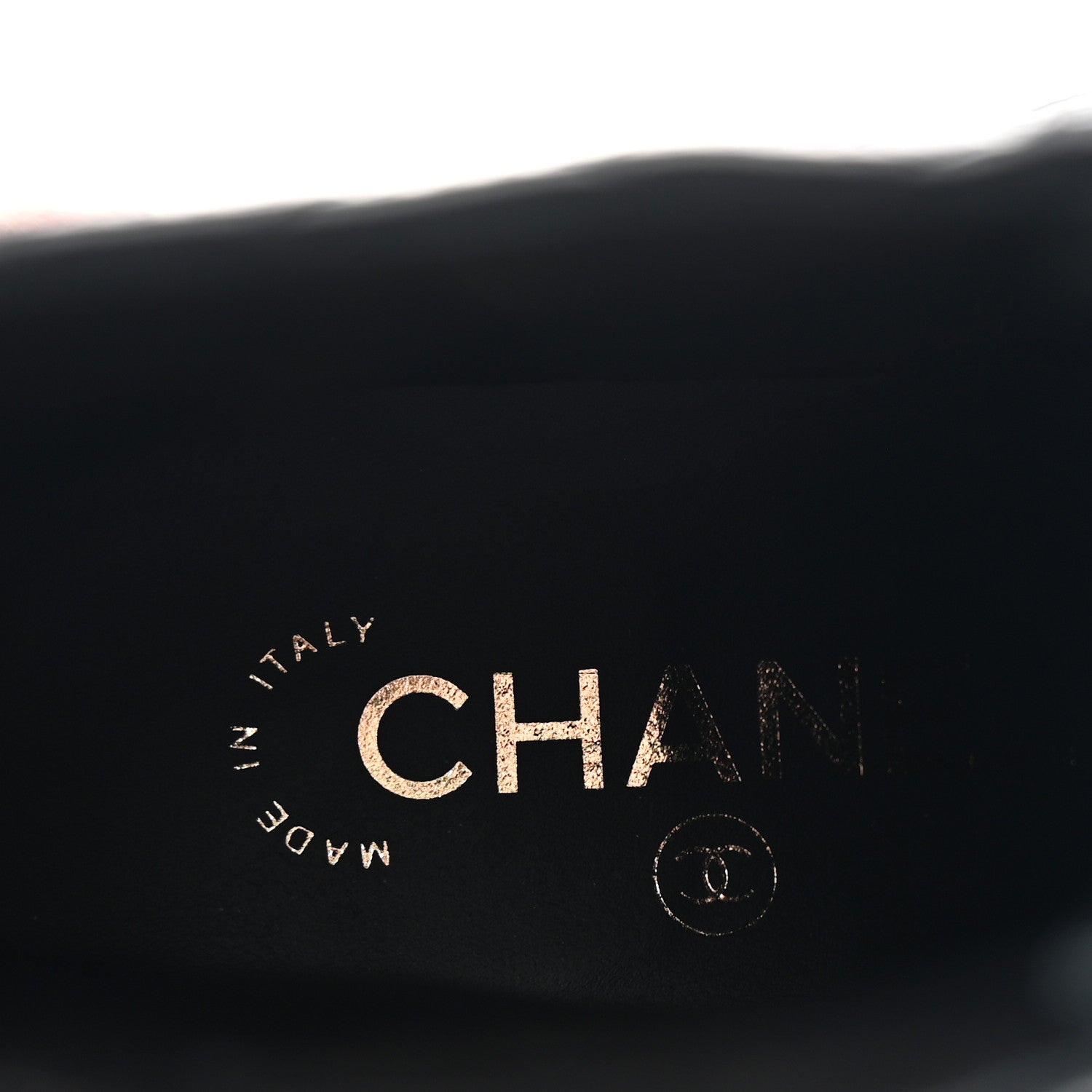 Chanel Shiny Calfskin Quilted Lace Up Combat Boots 36.5 Black 9 of 11