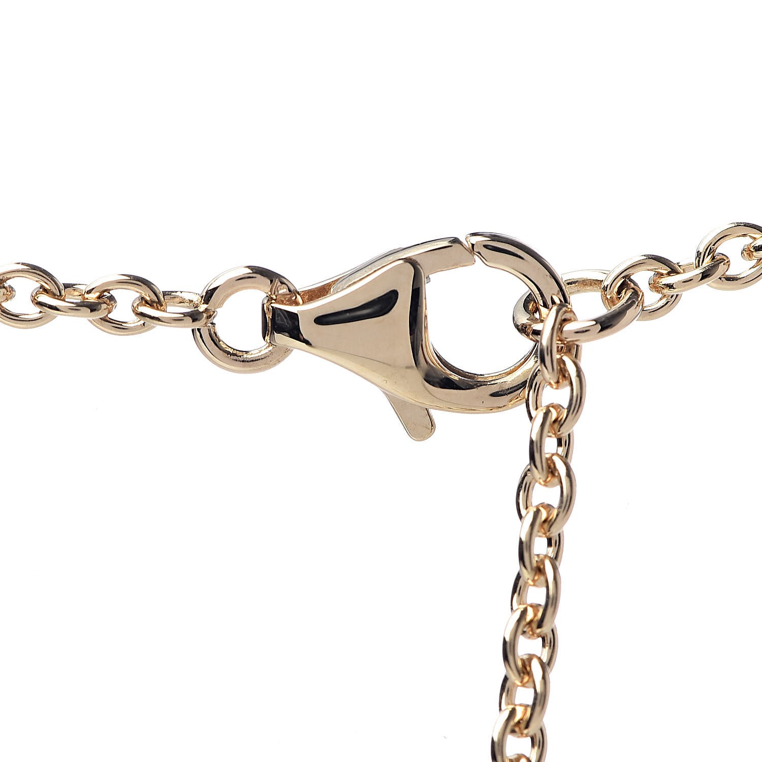 Van Cleef & Arpels 18K Yellow Gold Mother of Pearl Pure Alhambra Pendant Necklace 4 of 6