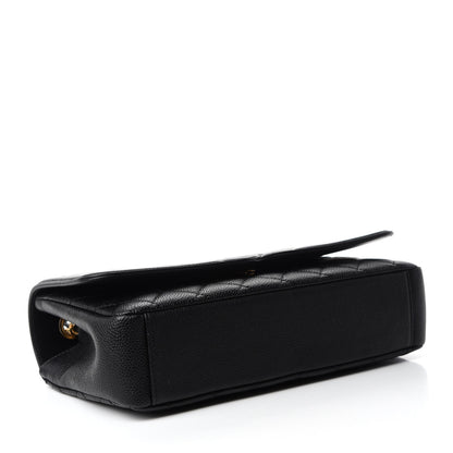 Chanel Caviar Quilted Medium CC Filigree Flap Black 4 of 11