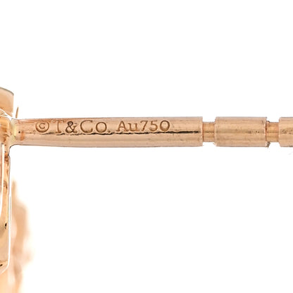 Tiffany 18K Yellow Gold Diamond Victoria Vine Drop Earrings 4 of 5