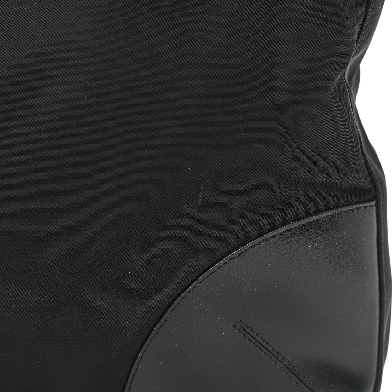 Prada Calfskin Tessuto Nylon Easy Shoulder Bag Black 11 of 13