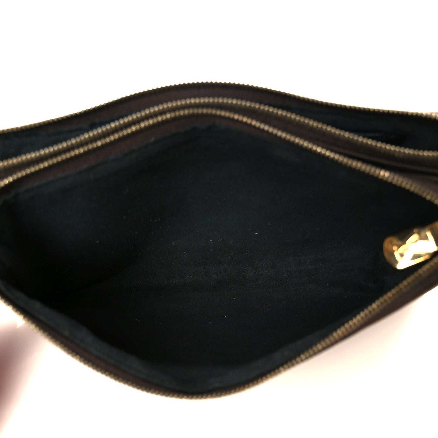 Reverse Monogram Giant Double Zip Pochette