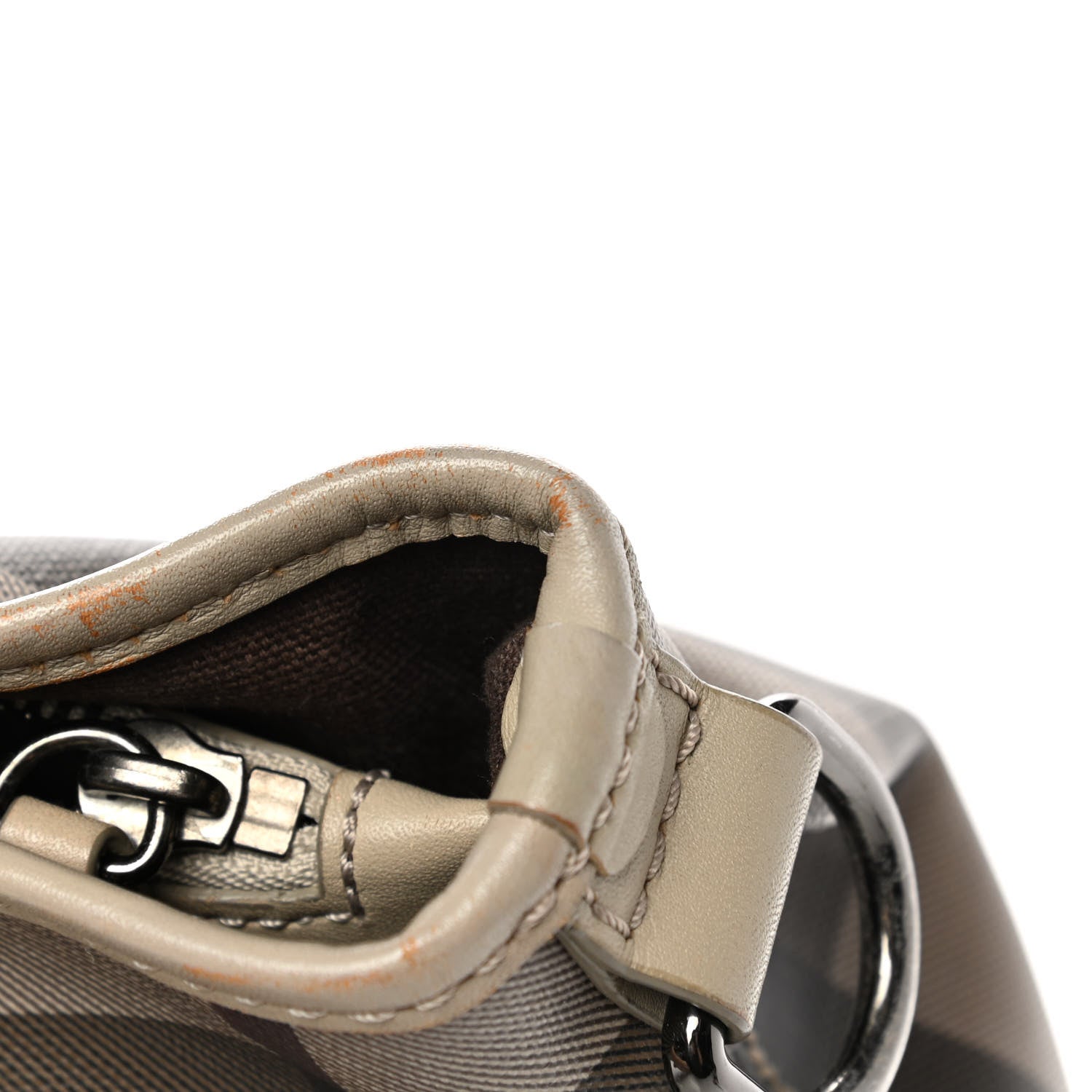 Burberry Smoked Check Small Northfield Tote Trench 21 of 22