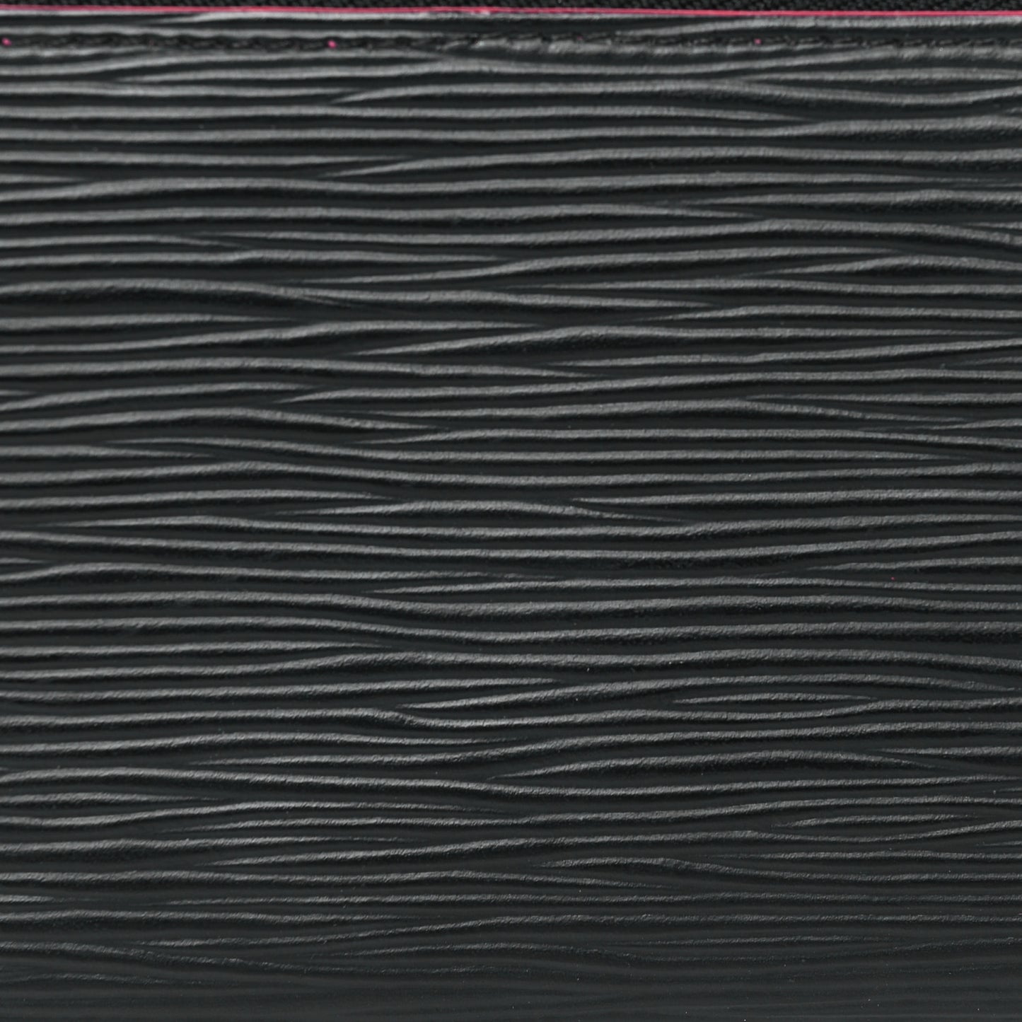 Epi Blooming Corners Clemence Wallet Black