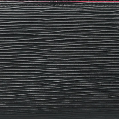 Louis Vuitton Epi Blooming Corners Clemence Wallet Black 8 of 8