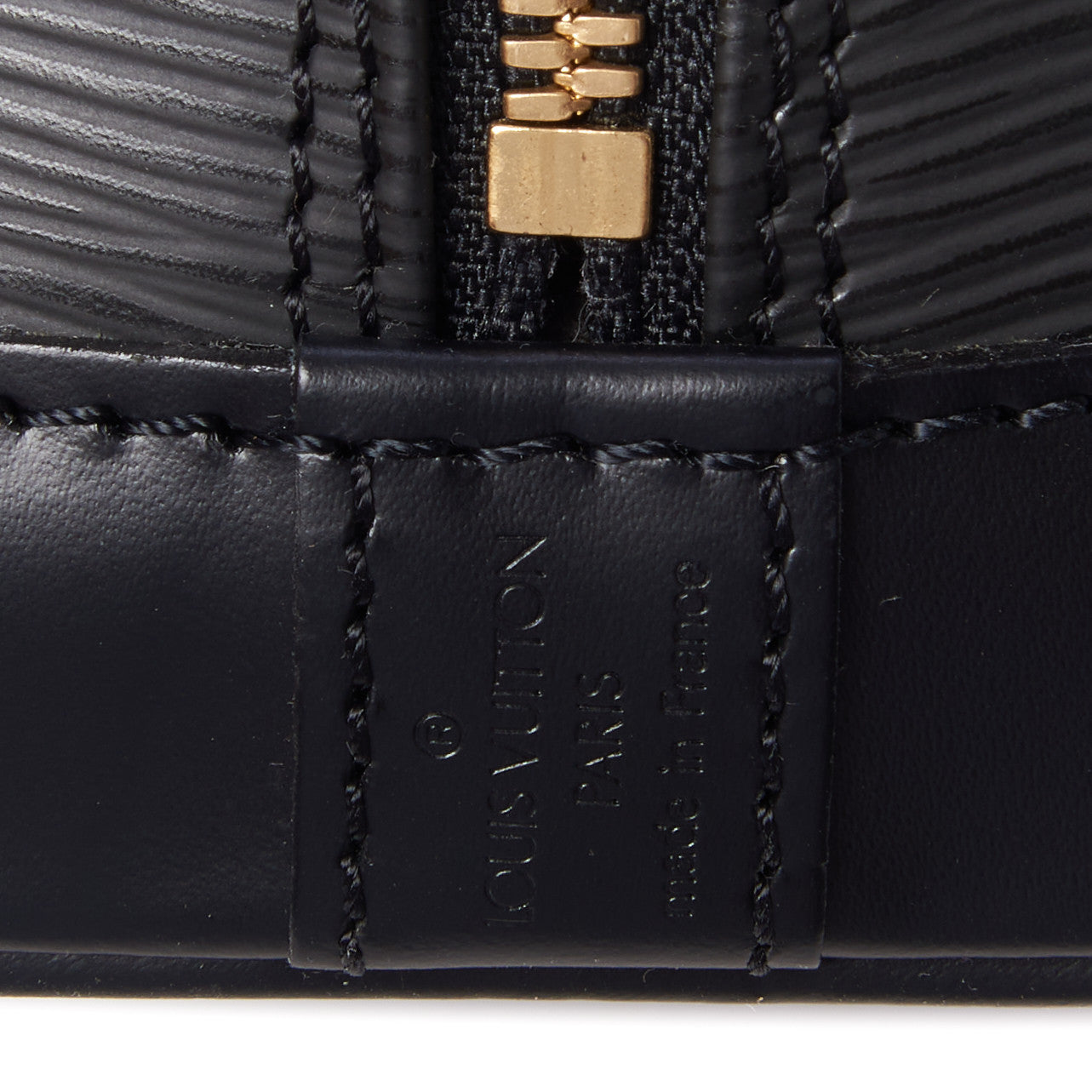 Louis Vuitton Epi Alma PM Black 8 of 9