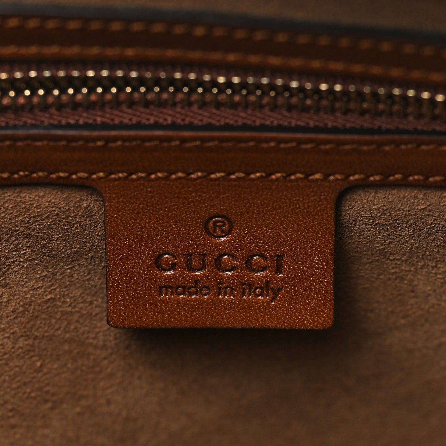 GG Supreme Monogram Linea A Hobo Brown