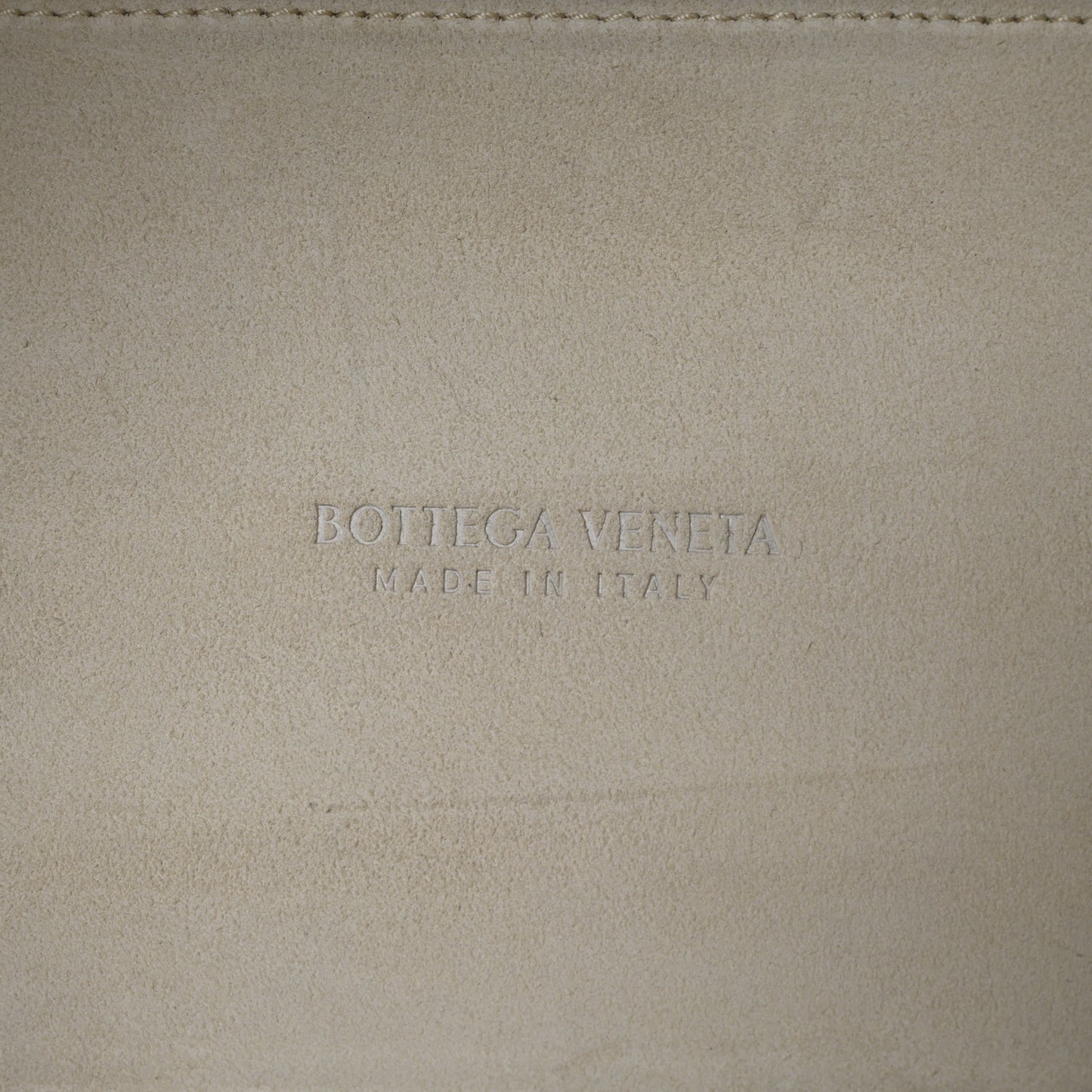 Grained Calfskin Intrecciato Medium Arco Tote Porridge