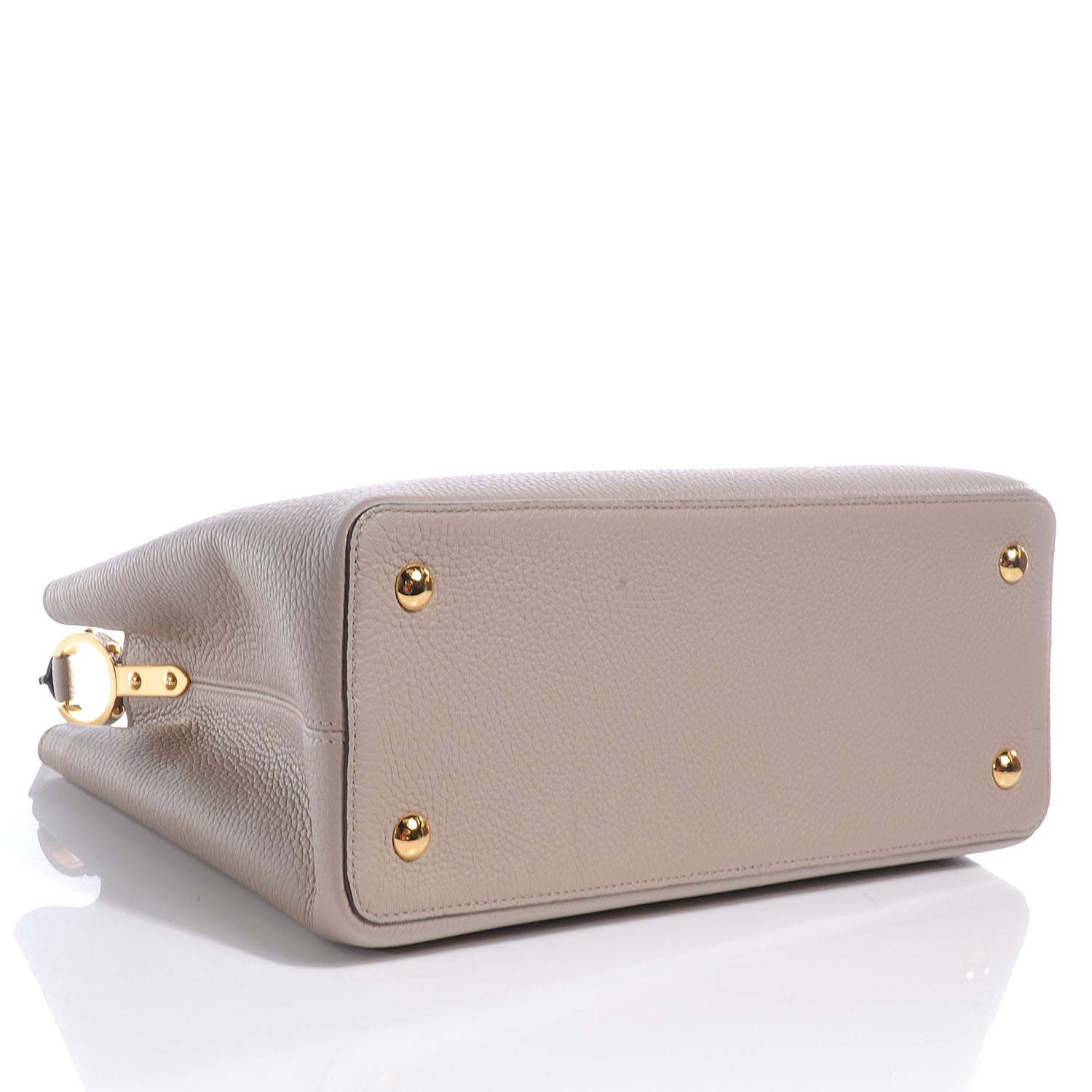Louis Vuitton Taurillon Capucines MM Galet 4 of 10