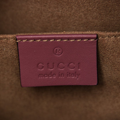 Gucci GG Supreme Monogram Blooms Mini Chain Shoulder Bag Beige Multicolor Dry Rose 6 of 7