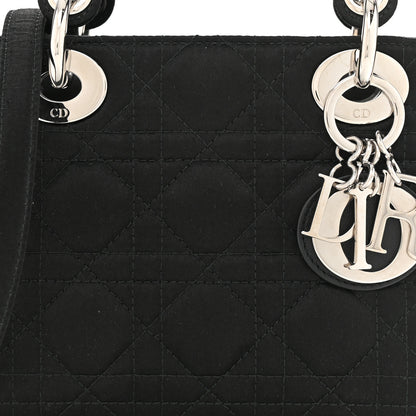 Christian Dior Satin Cannage Mini Lady Dior Black 8 of 11