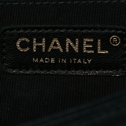 Chanel Lambskin Chevron Quilted New Medium Boy Flap Black 6 of 8
