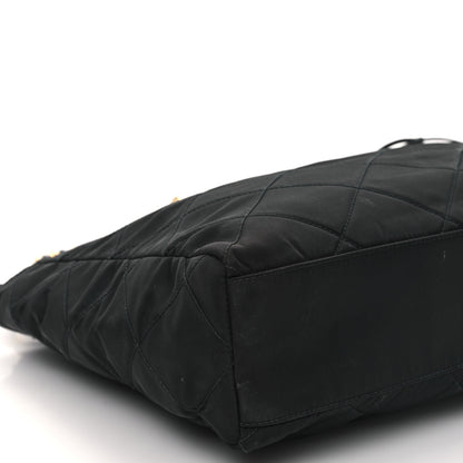Prada Re-Nylon Impuntu Quilted Re-Edition 1995 Chaine Medium Tote Bag Black 9 of 11