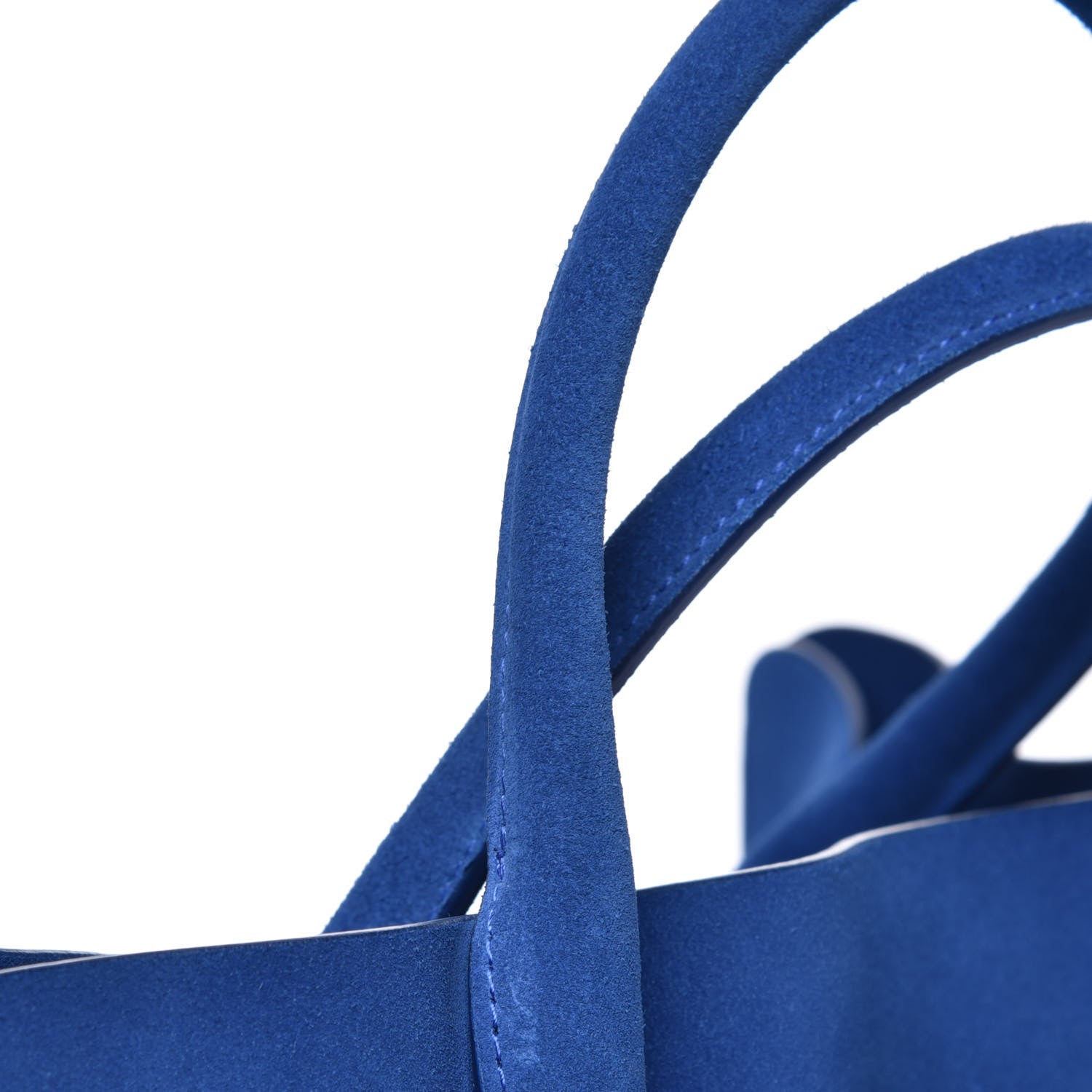 Mansur Gavriel Suede Sun Bag Sea Blue 11 of 15