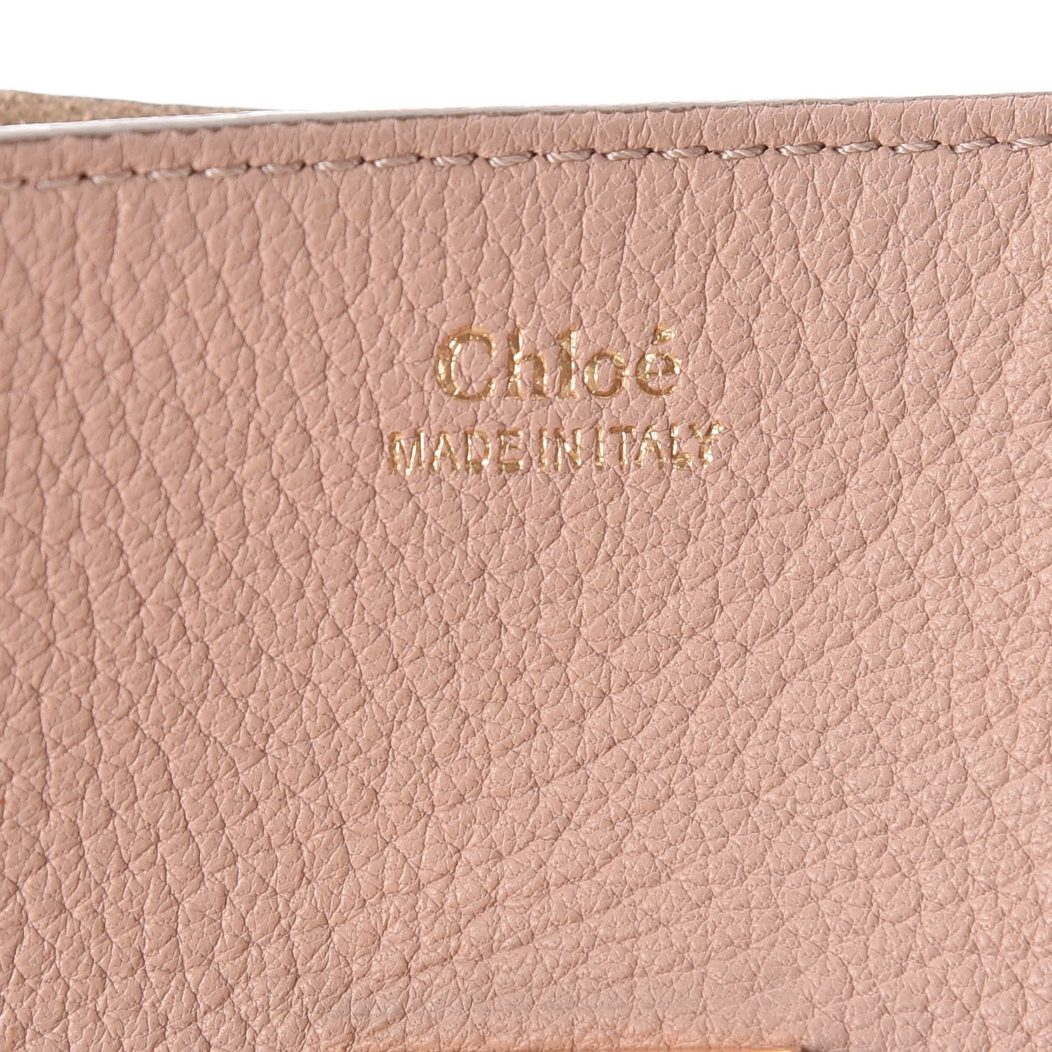 Chloe Grained Lambskin Mini Drew Shoulder Bag Cement Pink 6 of 9