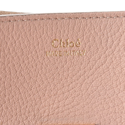 Chloe Grained Lambskin Mini Drew Shoulder Bag Cement Pink 6 of 9