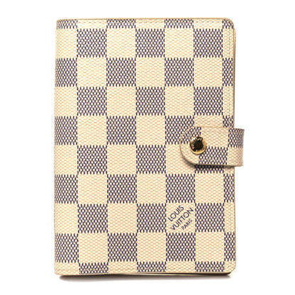 Louis Vuitton Damier Azur Small Ring Agenda Cover 1 of 9