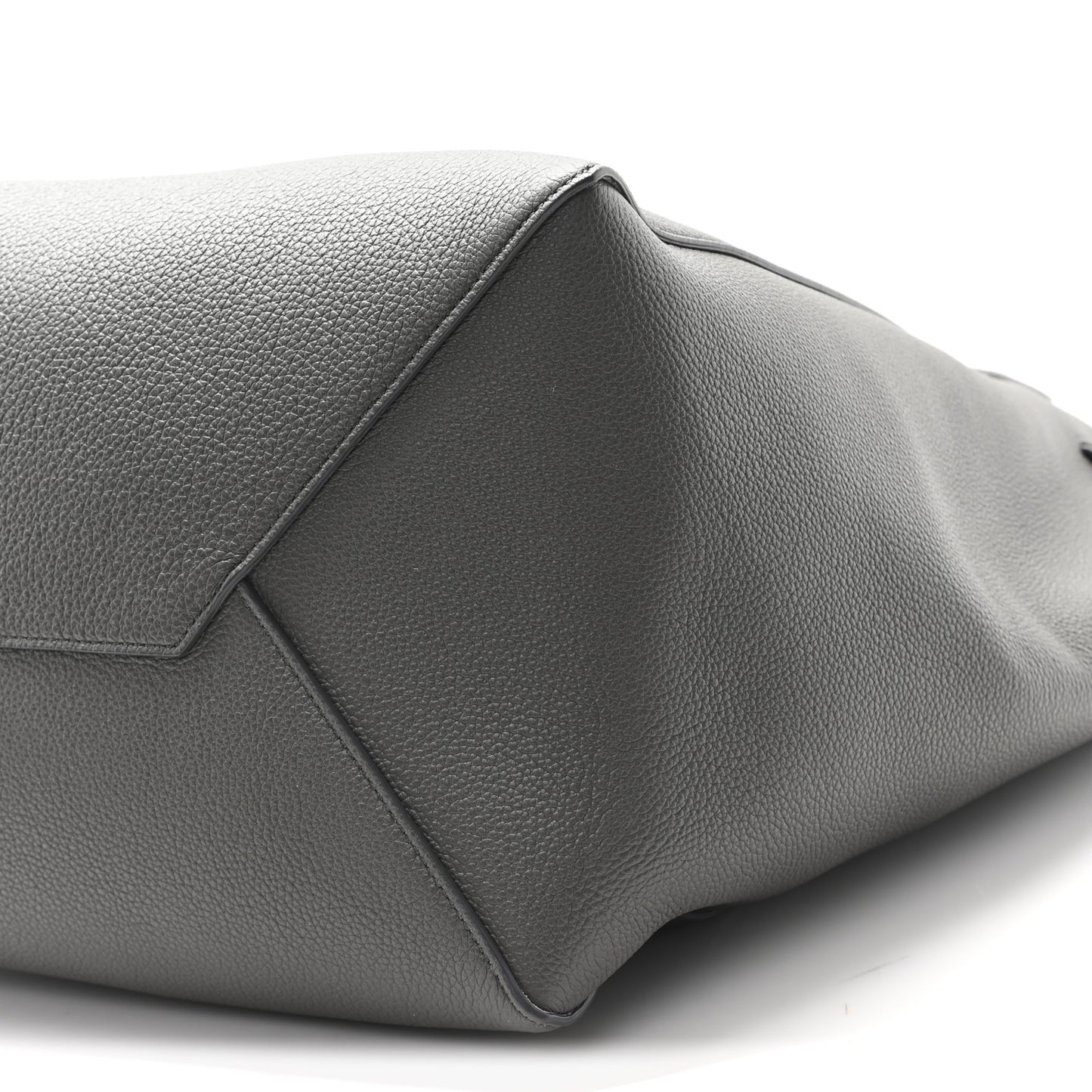 Soft Grained Calfskin Medium Belt Cabas Phantom Grey