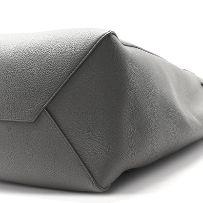 Celine Soft Grained Calfskin Medium Belt Cabas Phantom Grey 9 of 10