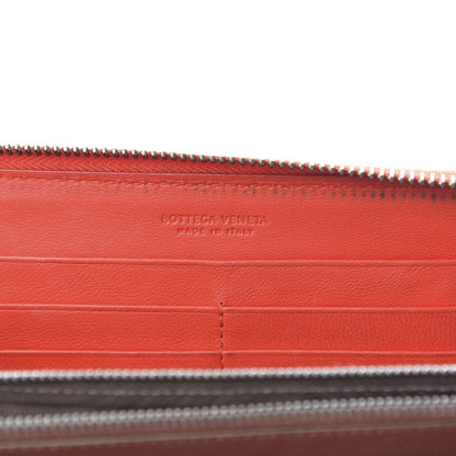 Bottega Veneta Nappa Intrecciato Zip Around Wallet Red 6 of 13