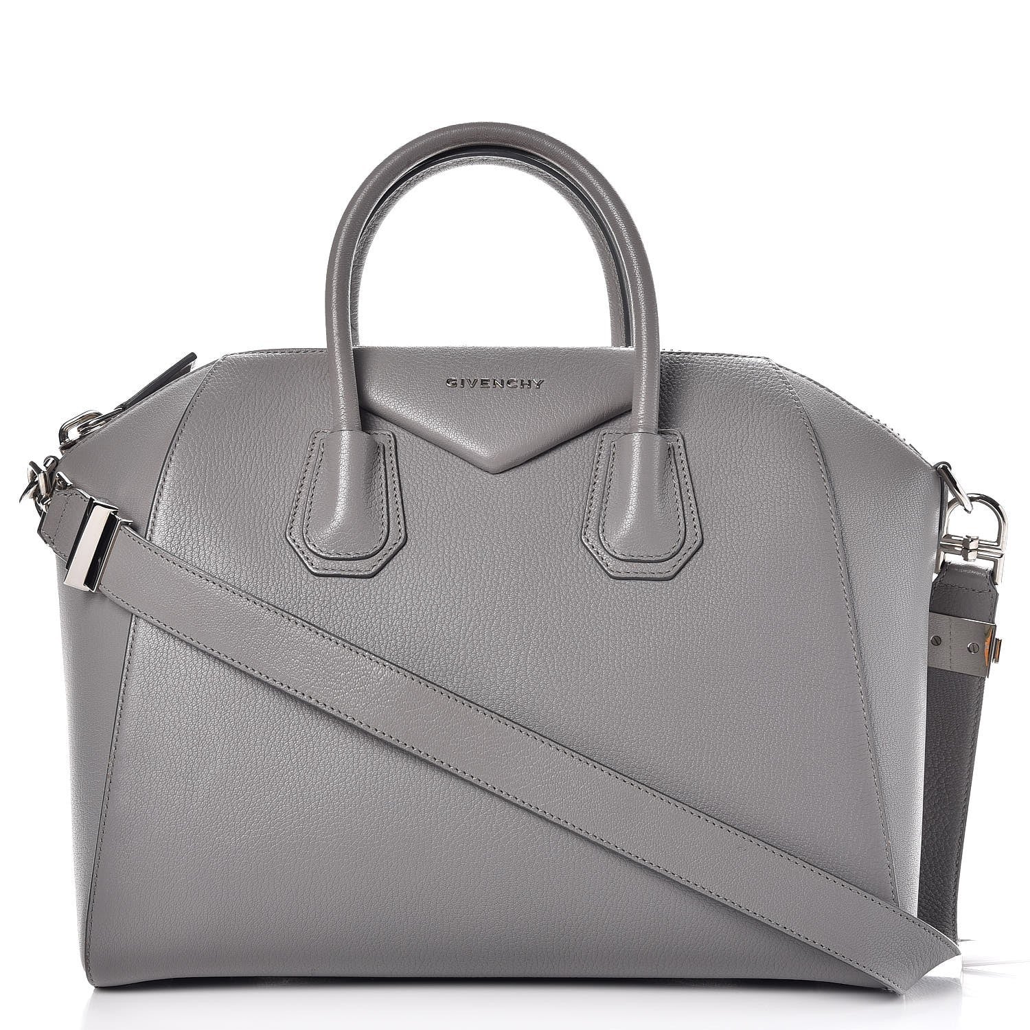 Givenchy Sugar Goatskin Medium Antigona Pearl Grey 1 of 14