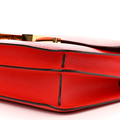 Hermes Epsom Constance 24 Rouge de Coeur 9 of 14