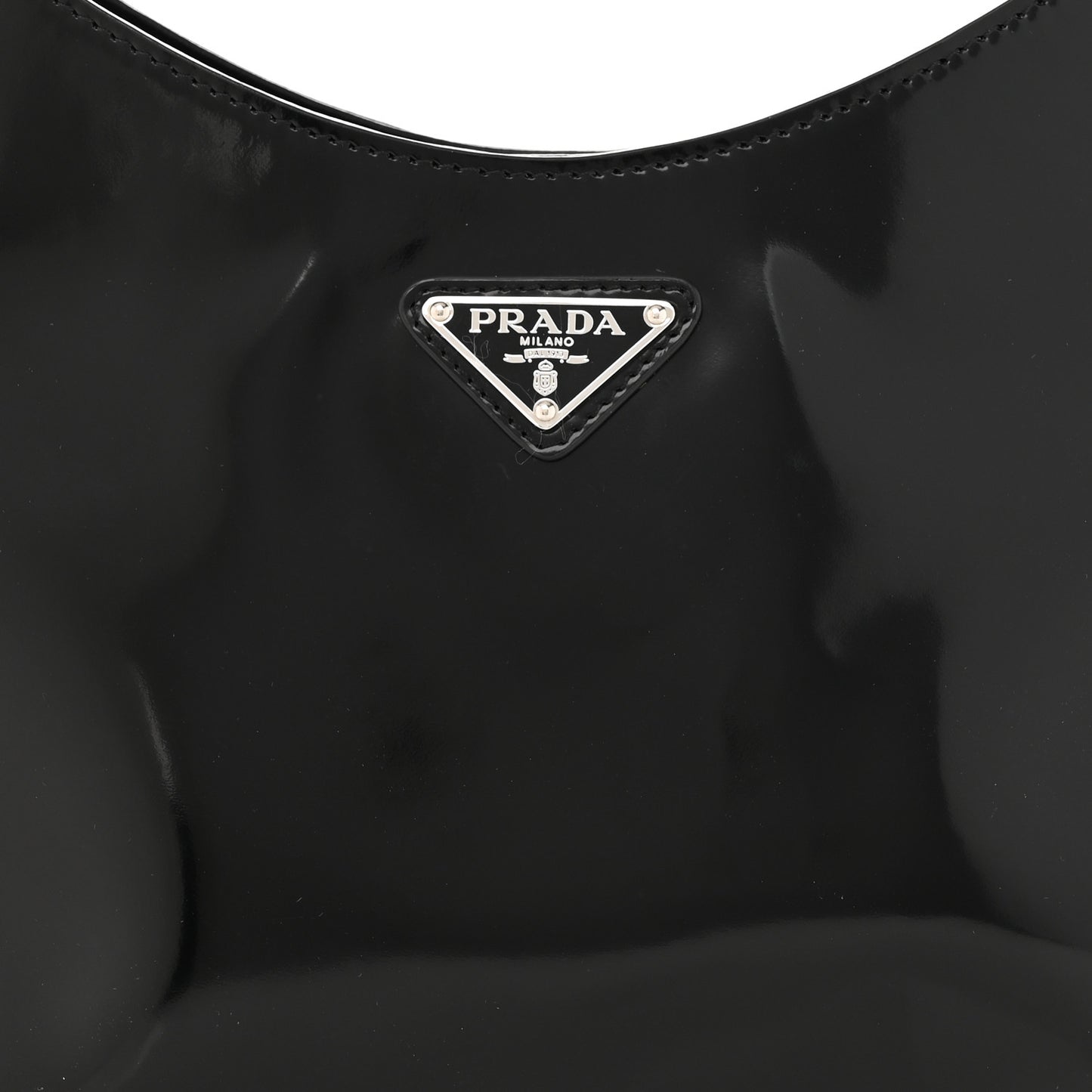 Spazzolato Large Cleo Adjustable Strap Shoulder Bag Black