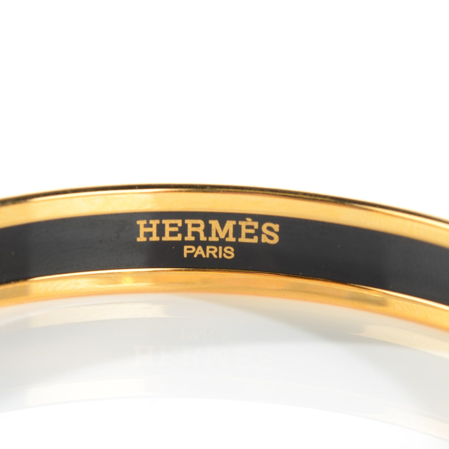 Hermes Enamel Printed Narrow Bracelet 65 5 of 6