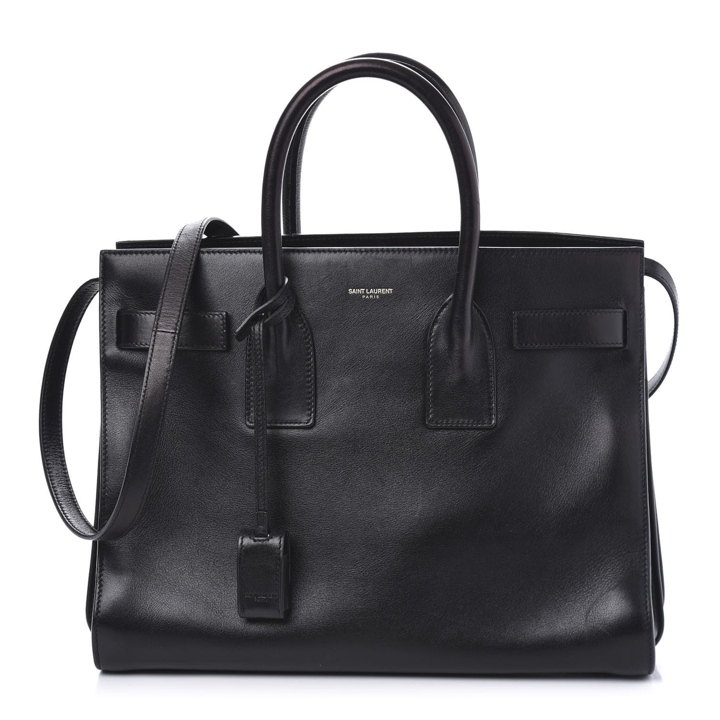 Calfskin Small Sac De Jour Black