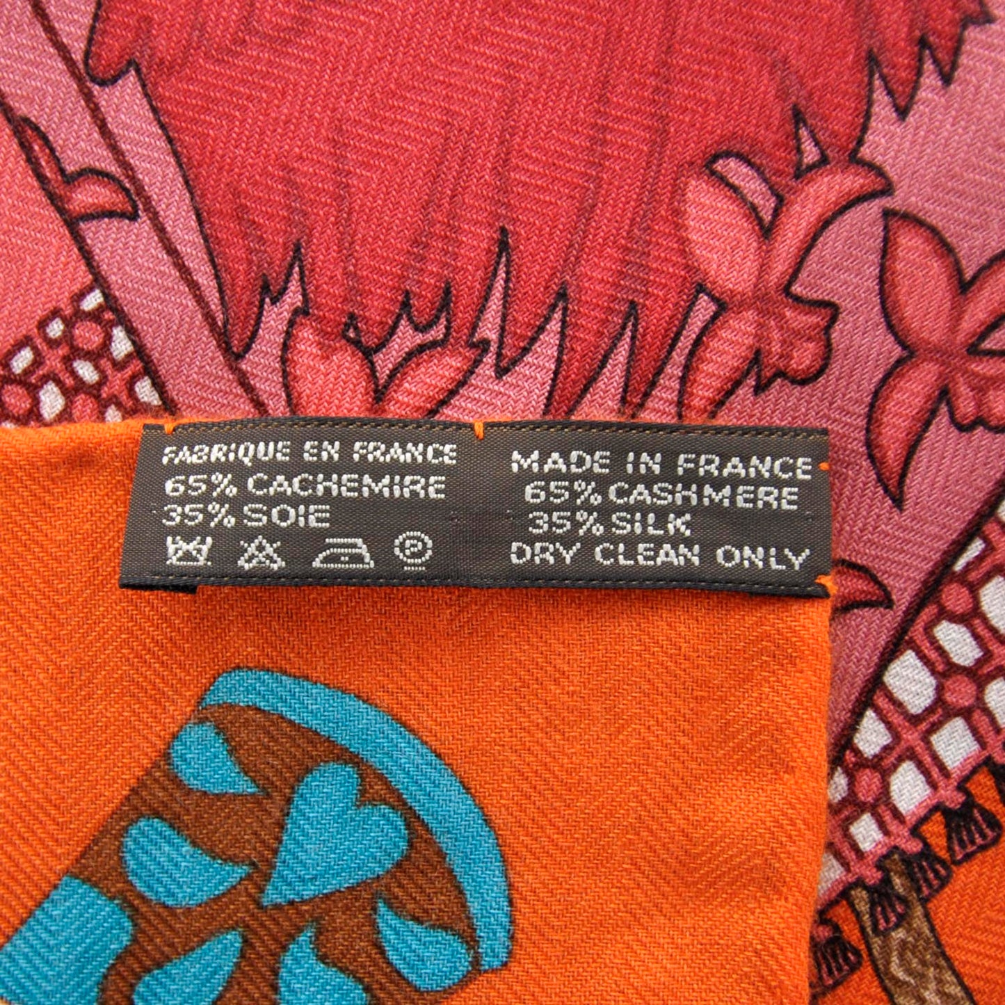 Cashmere Silk Etendards et Bannieres Shawl 140