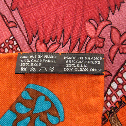 Hermes Cashmere Silk Etendards et Bannieres Shawl 140 9 of 11