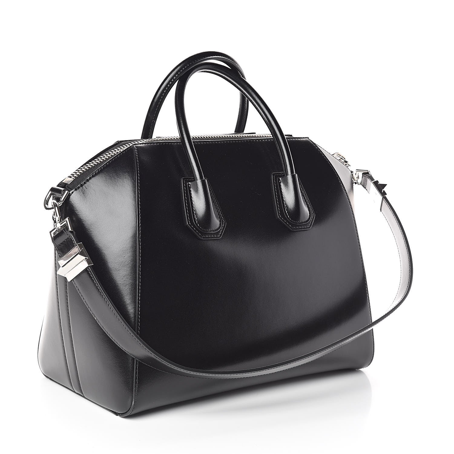 Givenchy Shiny Lord Calfskin Medium Antigona Black 3 of 8