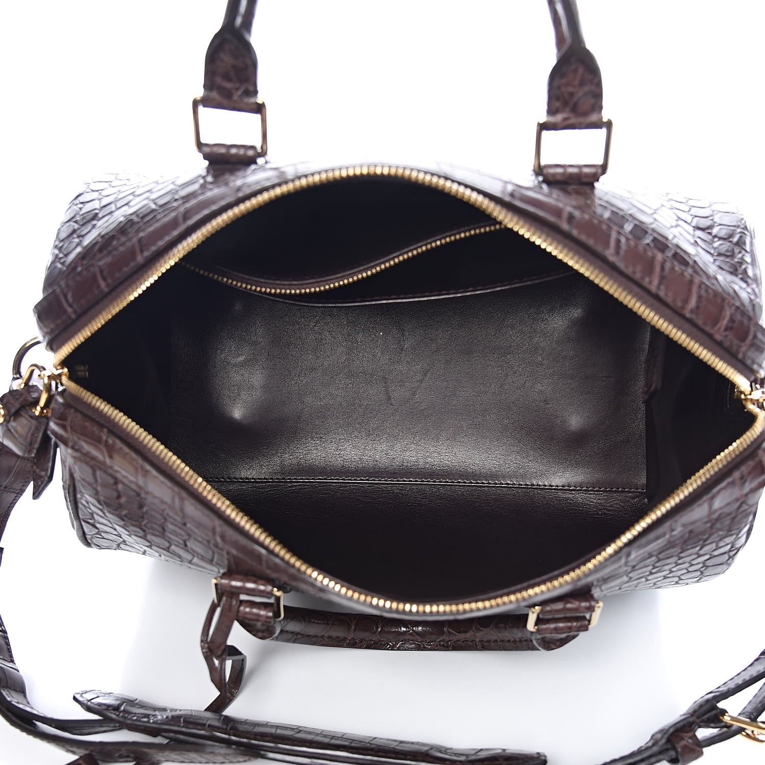 Louis Vuitton Matte Alligator SC Bag PM Chocolate 6 of 12