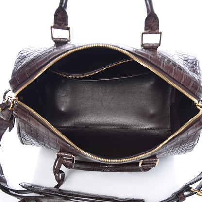 Louis Vuitton Matte Alligator SC Bag PM Chocolate 6 of 12