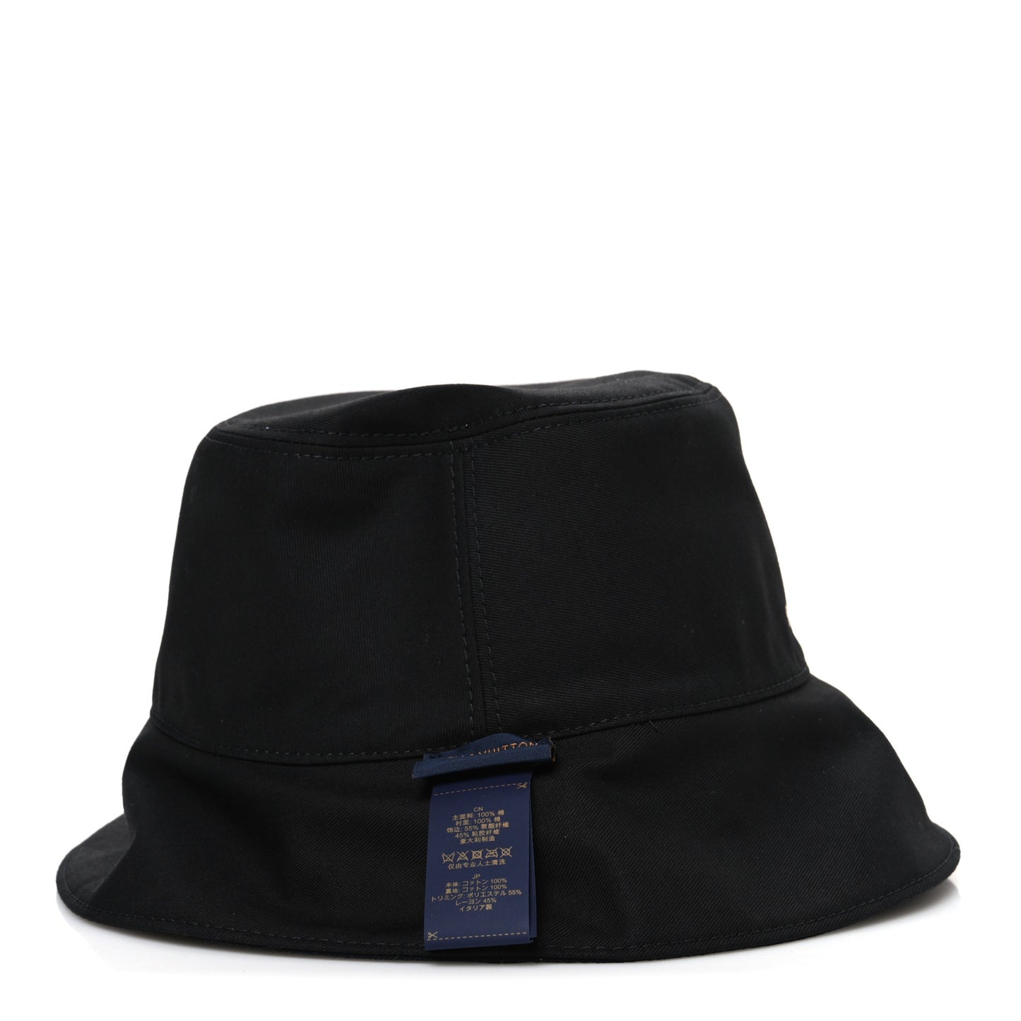 LV X TM Reversible Superflat Bucket Hat S Black