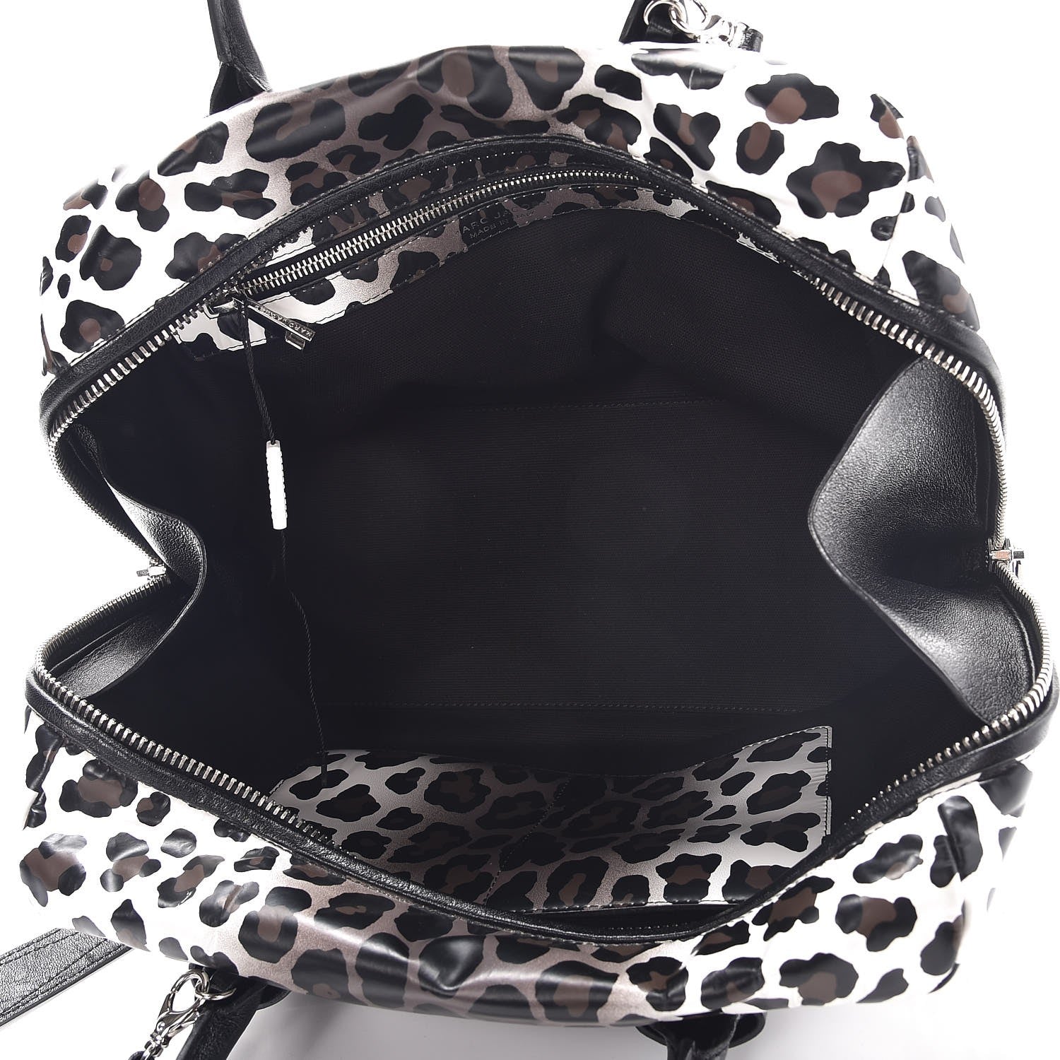 Marc Jacobs Coated Lambskin Leopard Print Antonia Tote Natural 5 of 10